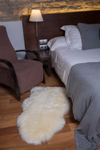 Sheep skin rug, 15