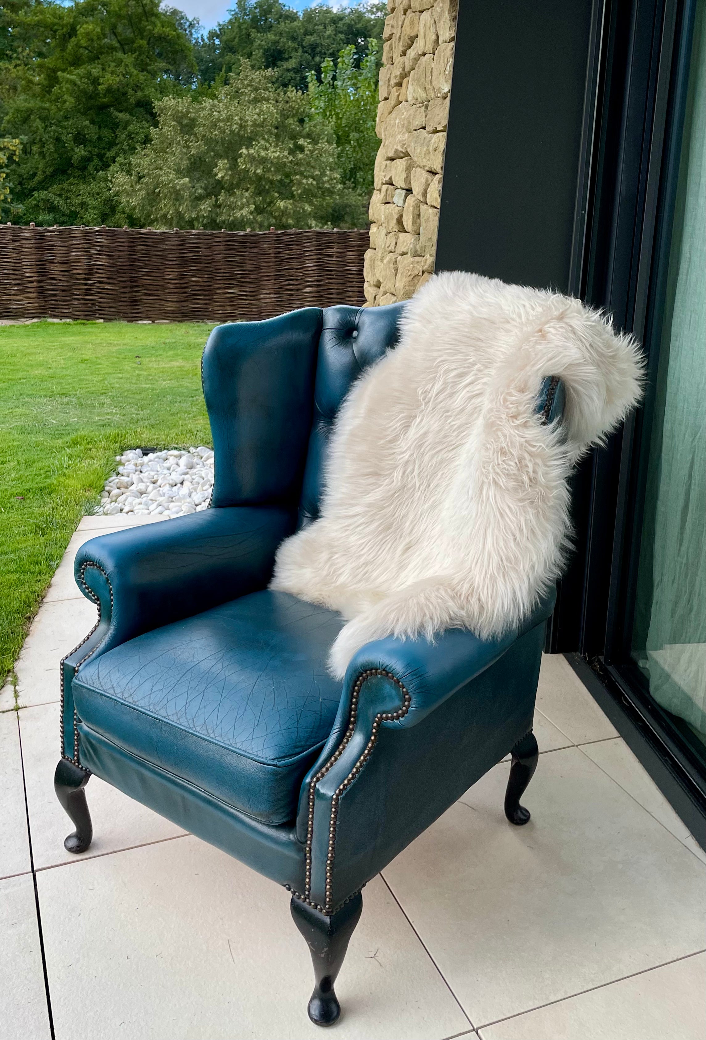 Sheep skin rug, 24