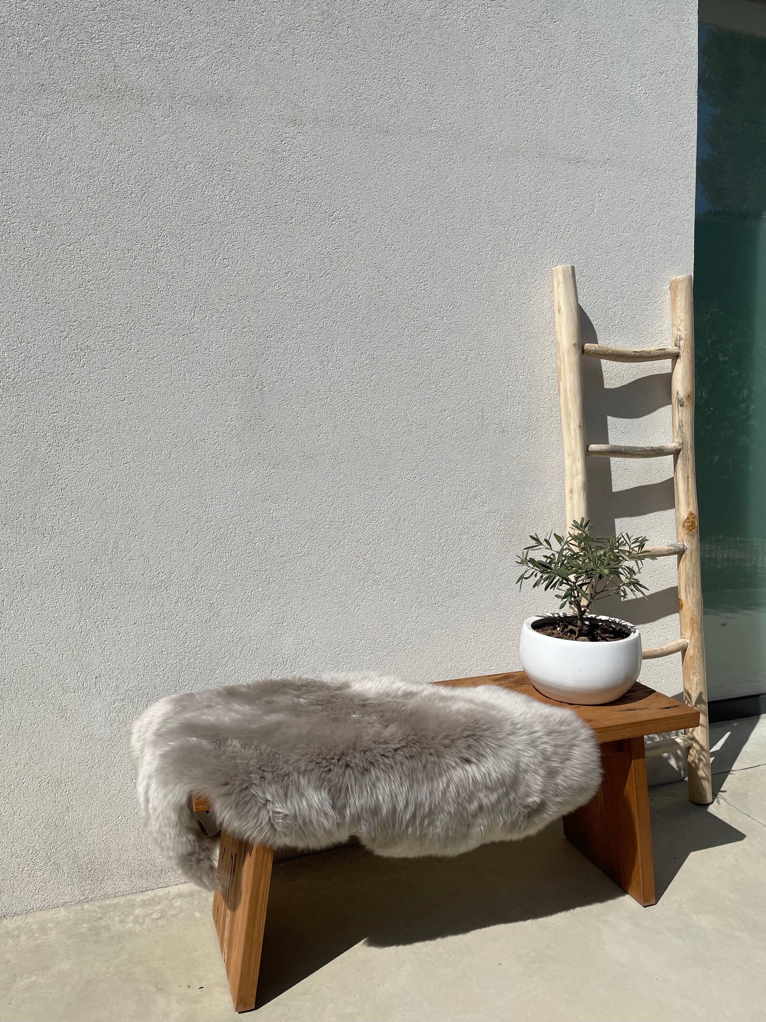 Long Wool Dark Beige