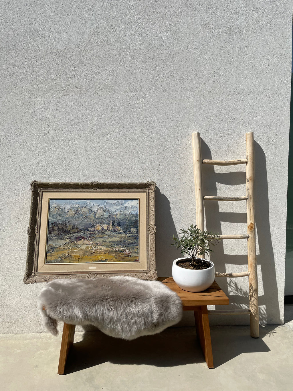 Long Wool Dark Beige