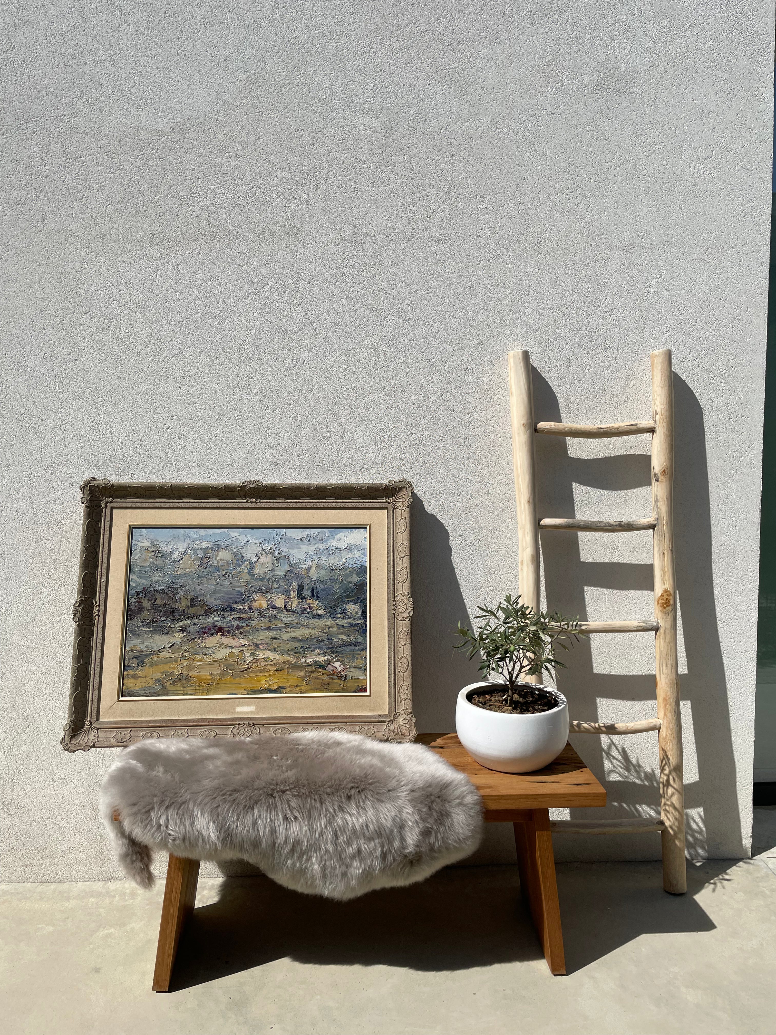 Long Wool Dark Beige