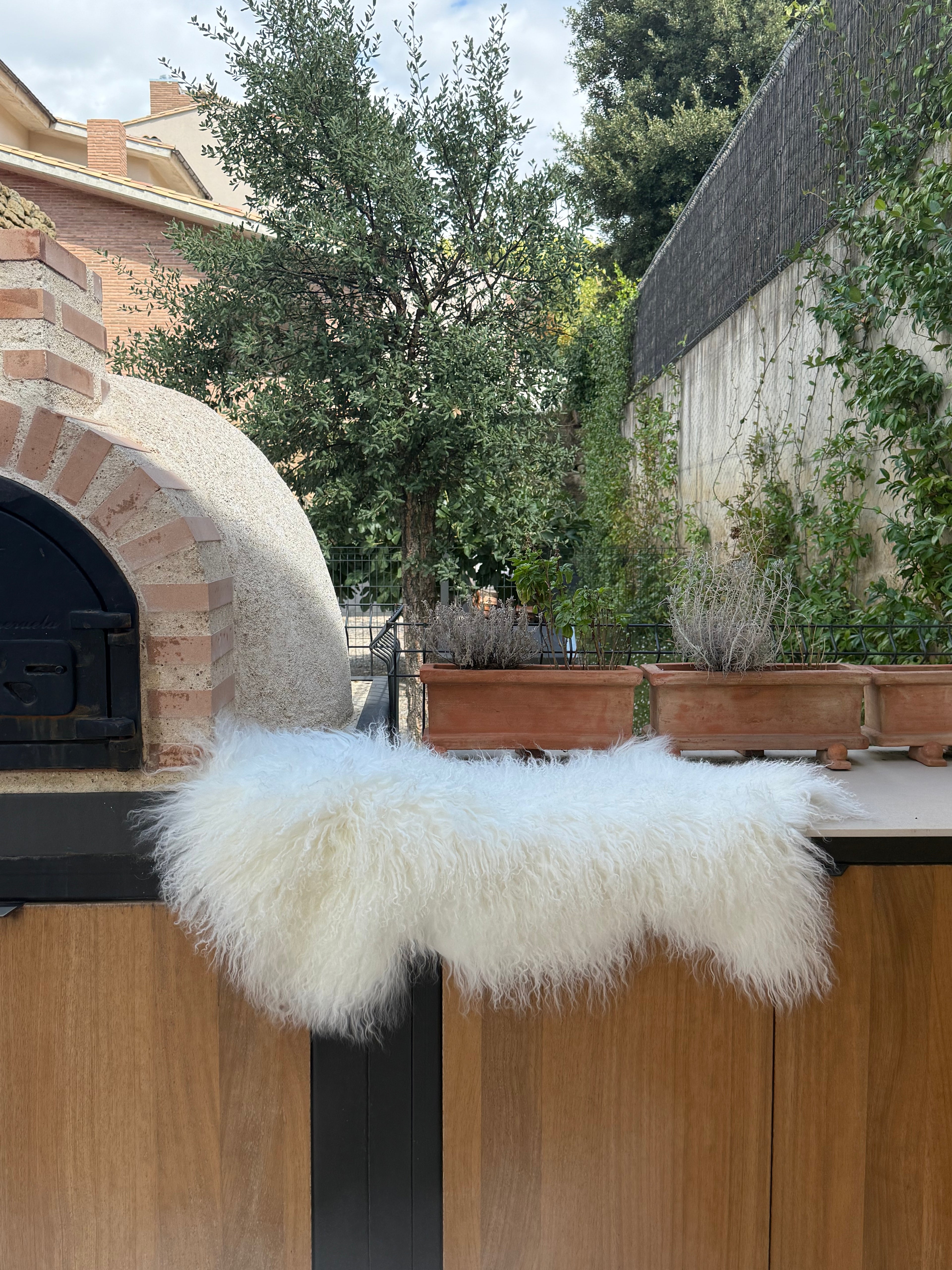 Sheep skin rug, 5